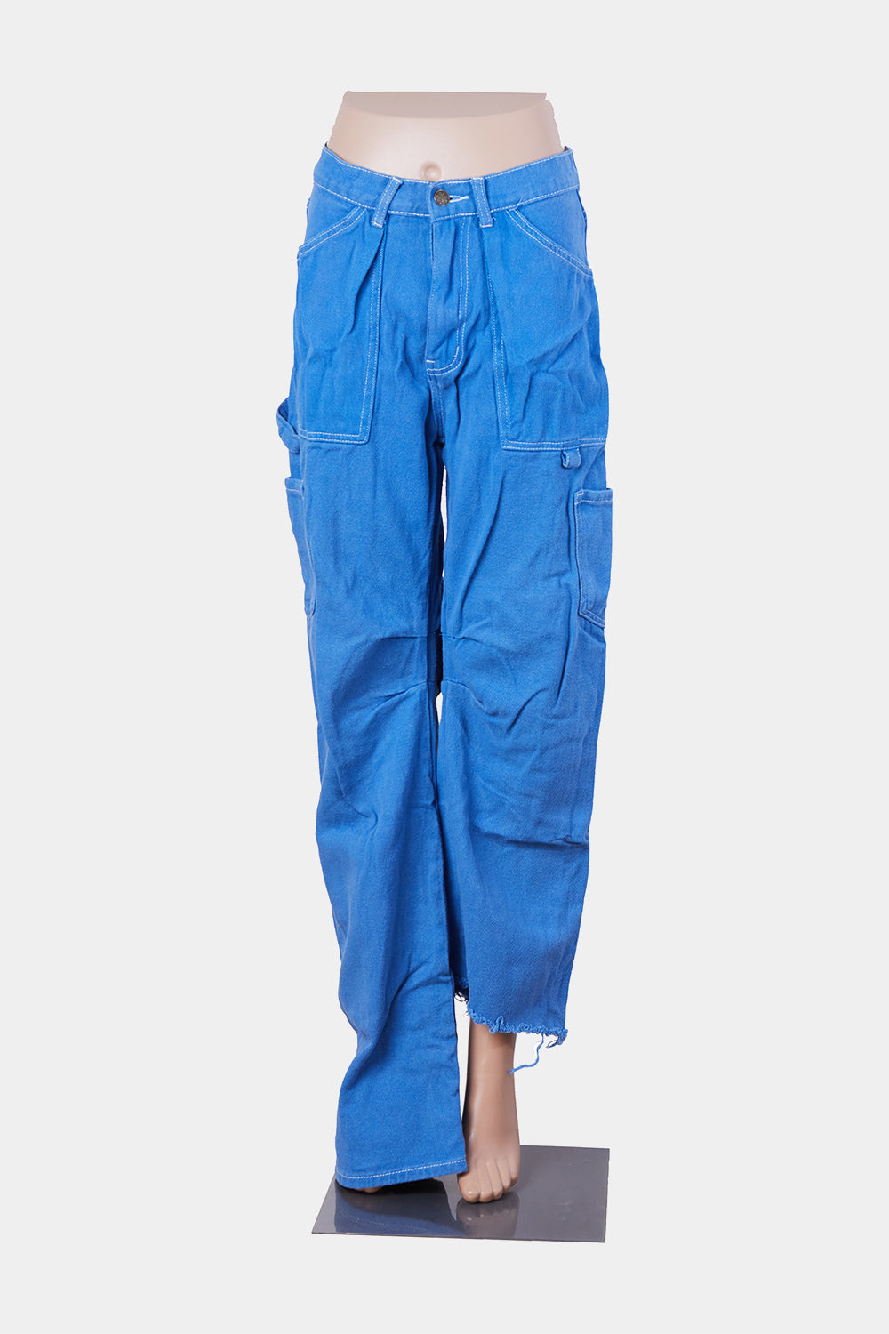 LIONESS Blue Cargo Style Jeans
