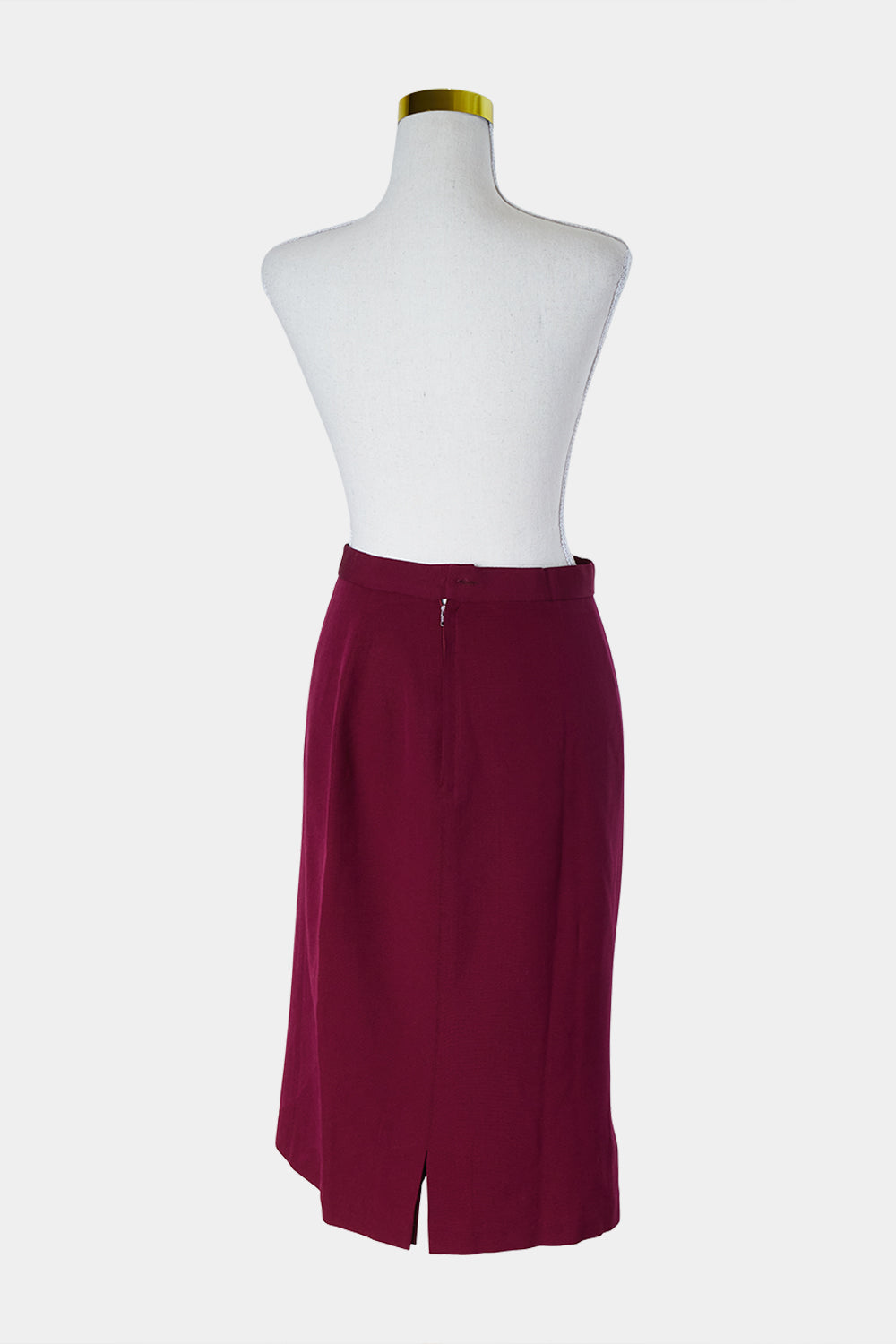 COVERS Burgundy Pencil Skirt