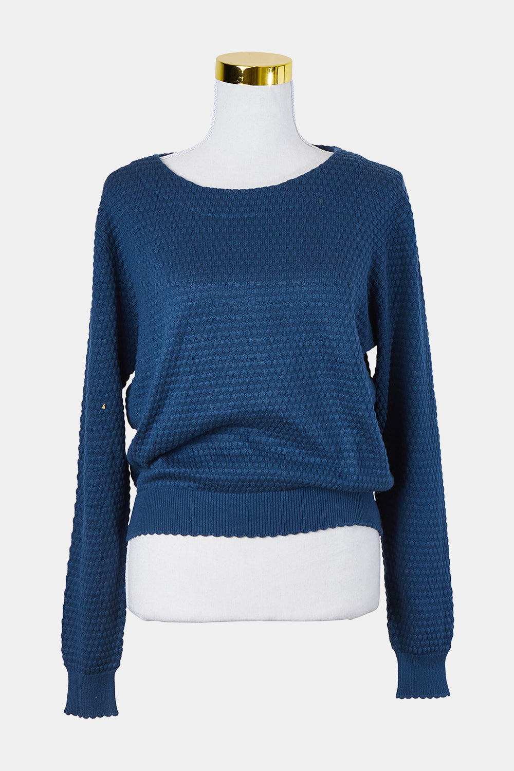Princess Highway Blue Textured Knit Sweater
