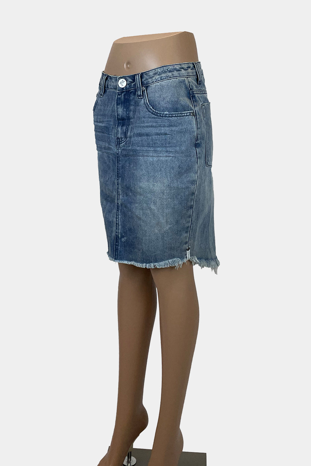 One Teaspoon Vintage Blue Denim Skirt