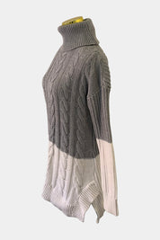 Seed Heritage  Grey And White Jumper