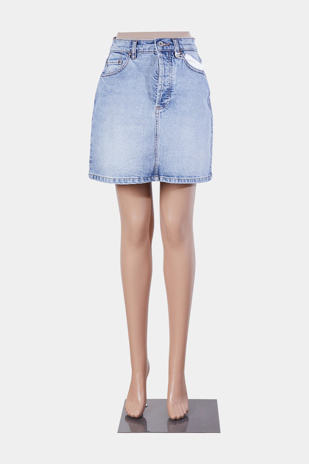 Saba Denim Blue High Waisted Denim Skirt