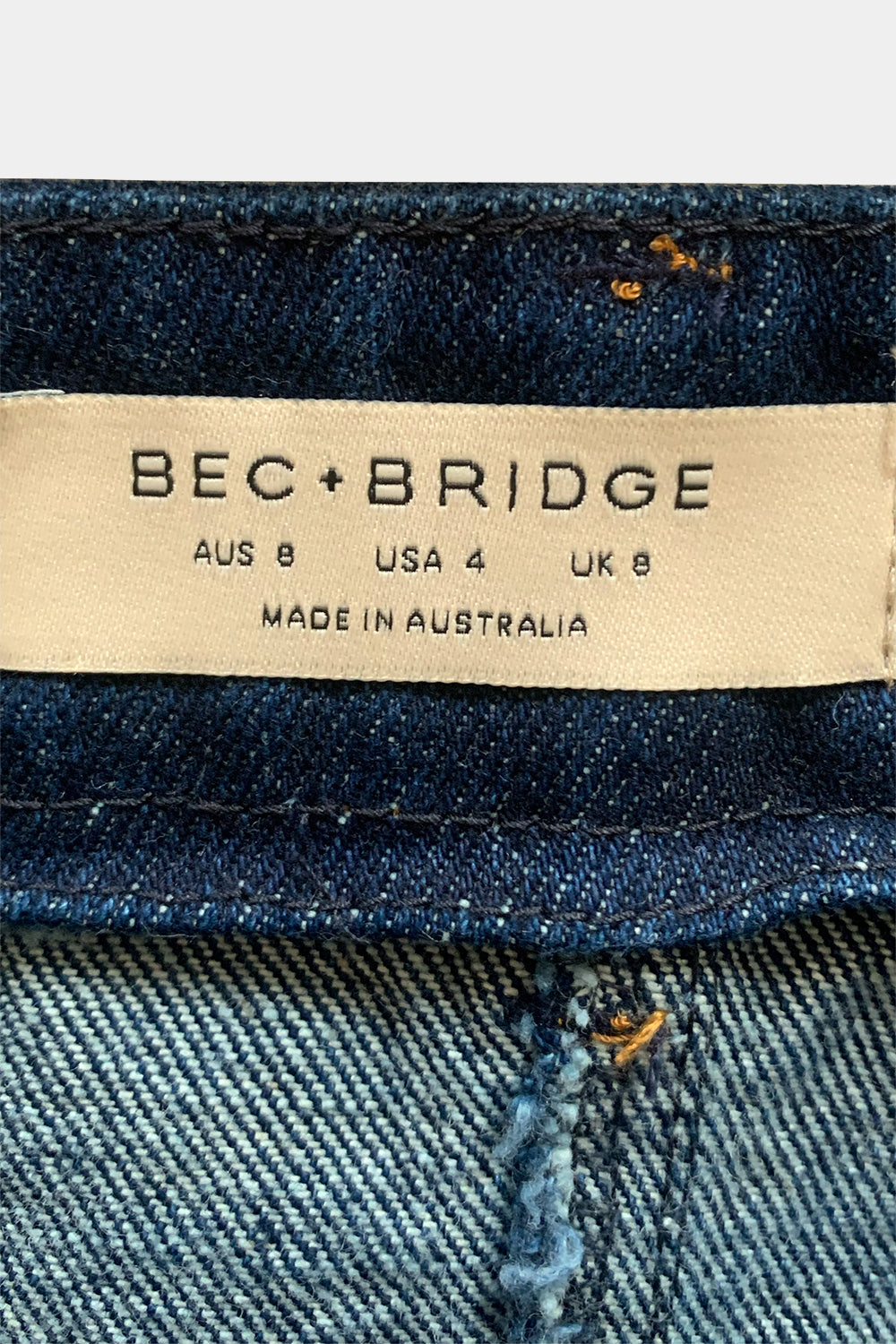 Bec + Bridge Blue Denim Corset Top