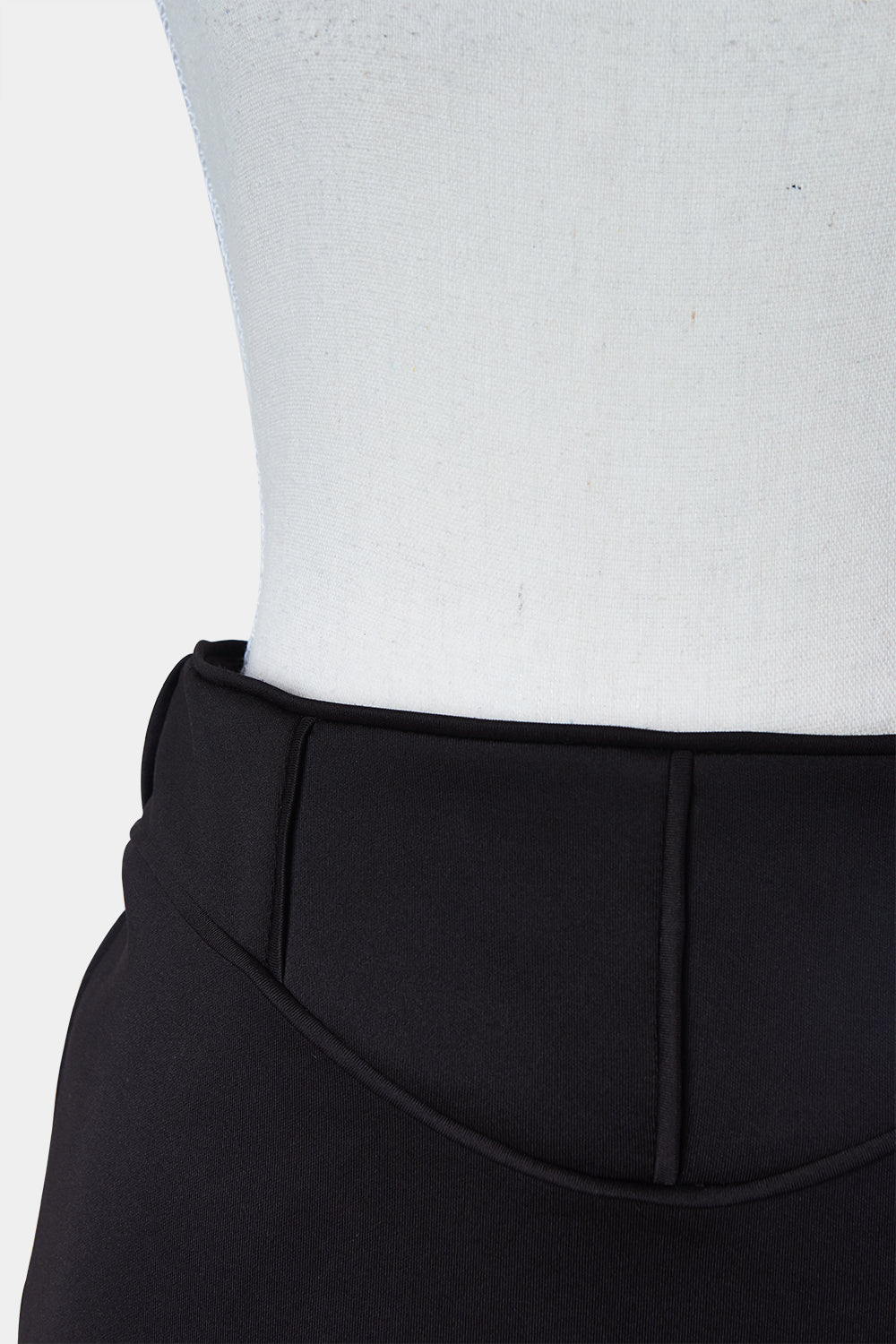 Blessed Are The Meek Black Stretch Mini Skirt