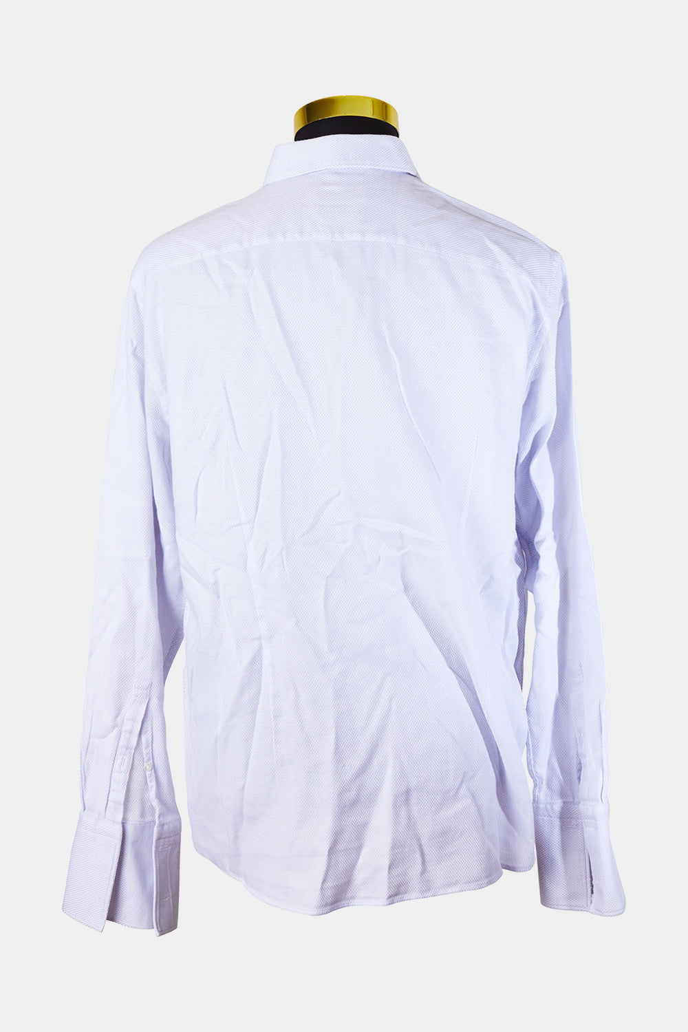 Hugo Boss White Textured Button Down Shirt