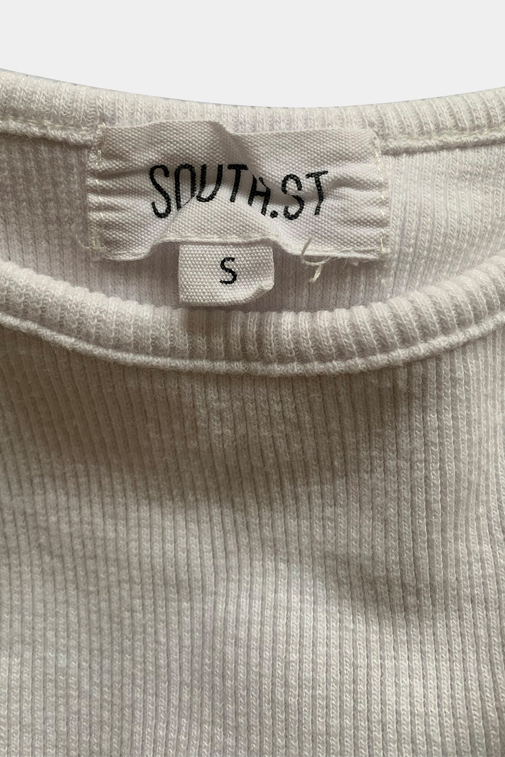 South St White Bralette Crop
