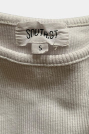South St White Bralette Crop