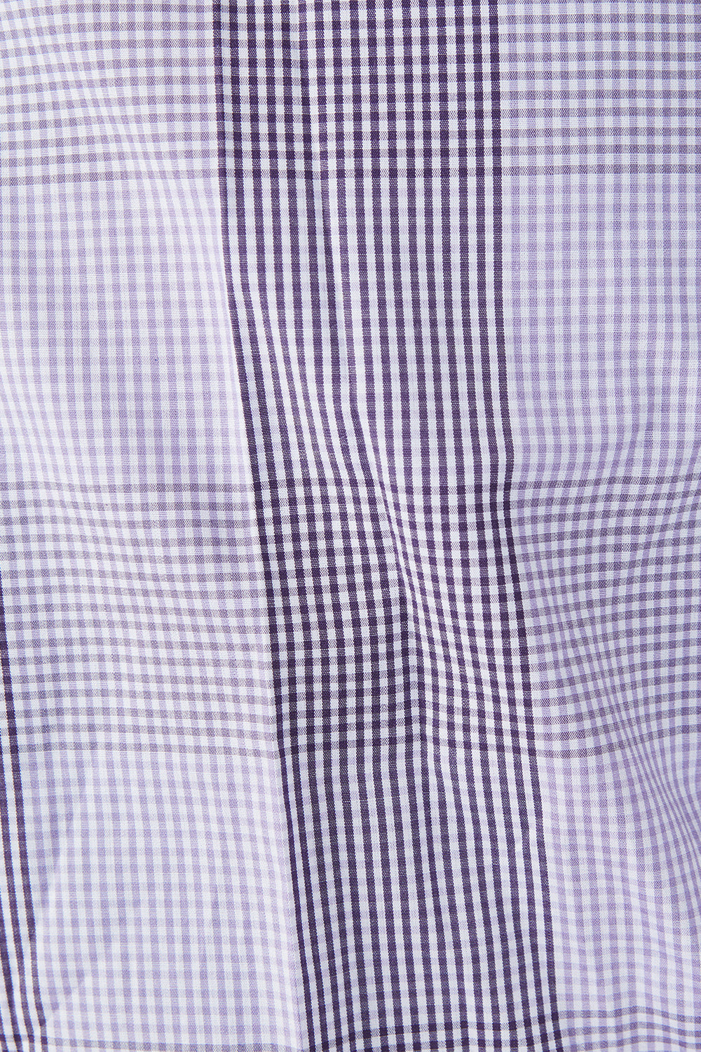 SABA Purple and Dark Purple Pattern Button Down Shirt