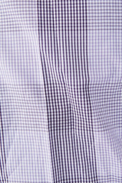 SABA Purple and Dark Purple Pattern Button Down Shirt