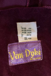 Van Dyke Burgundy Blazer