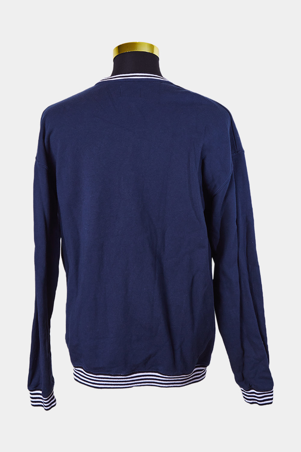 STUSSY Navy Ebroidered Logo Sweater