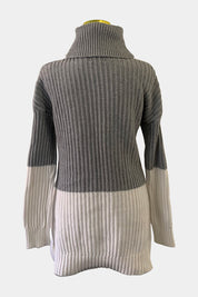Seed Heritage  Grey And White Jumper