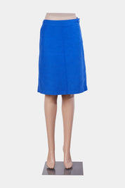 Laura Ashley Blue Pencil Skirt