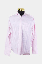 Van Heusen Pink and White Classic Fit Button Down Shirt