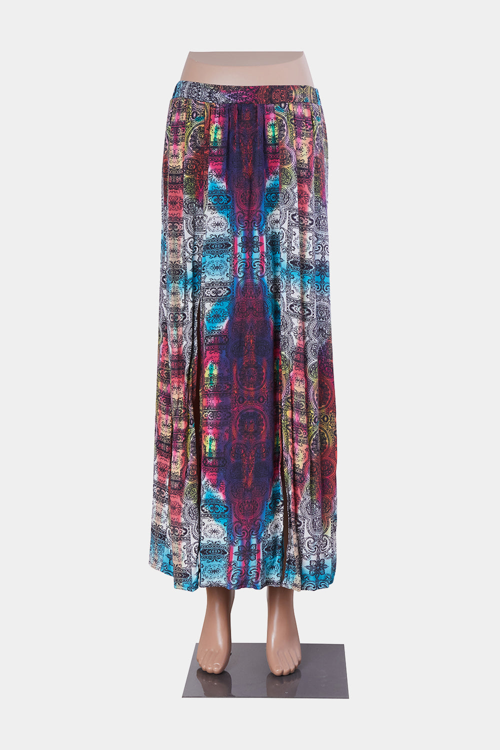 Mink Pink Pink, Purple, Multi Split Front Midi Skirt