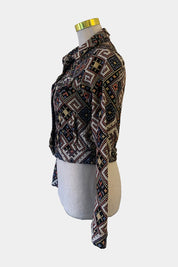 REVIVAL Black Multicolor Jacket