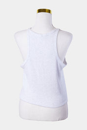 Cotton On Grey Marle Ribbed Singlet