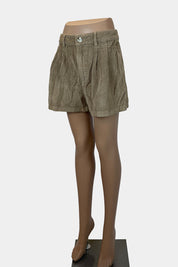 GLASSONS Brown Cord Shorts