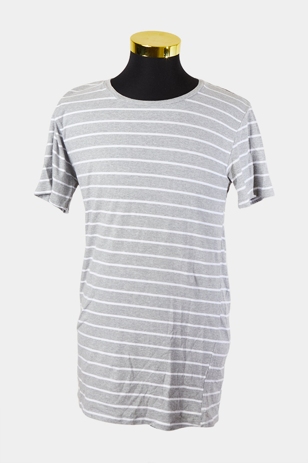 Sampson & Taylor Grey and White Stripe S