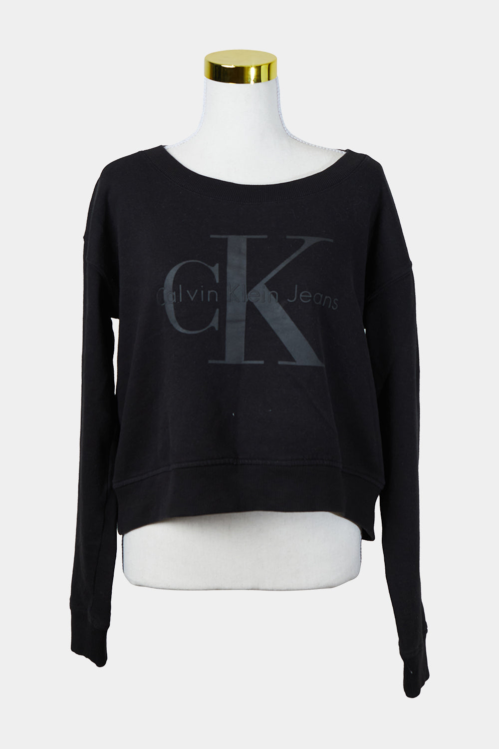 Calvin Klein Black Print Sweater