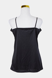 INED Black Sequin Trim Camisole