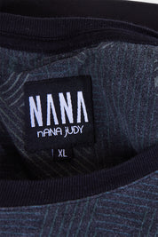 Nana Judy Green and Black  Sleeveless Long Tank Shirt