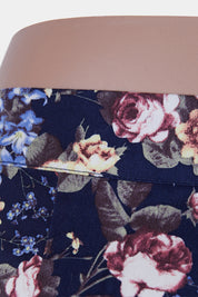 Princess Highway Navy Floral High Waisted Shorts