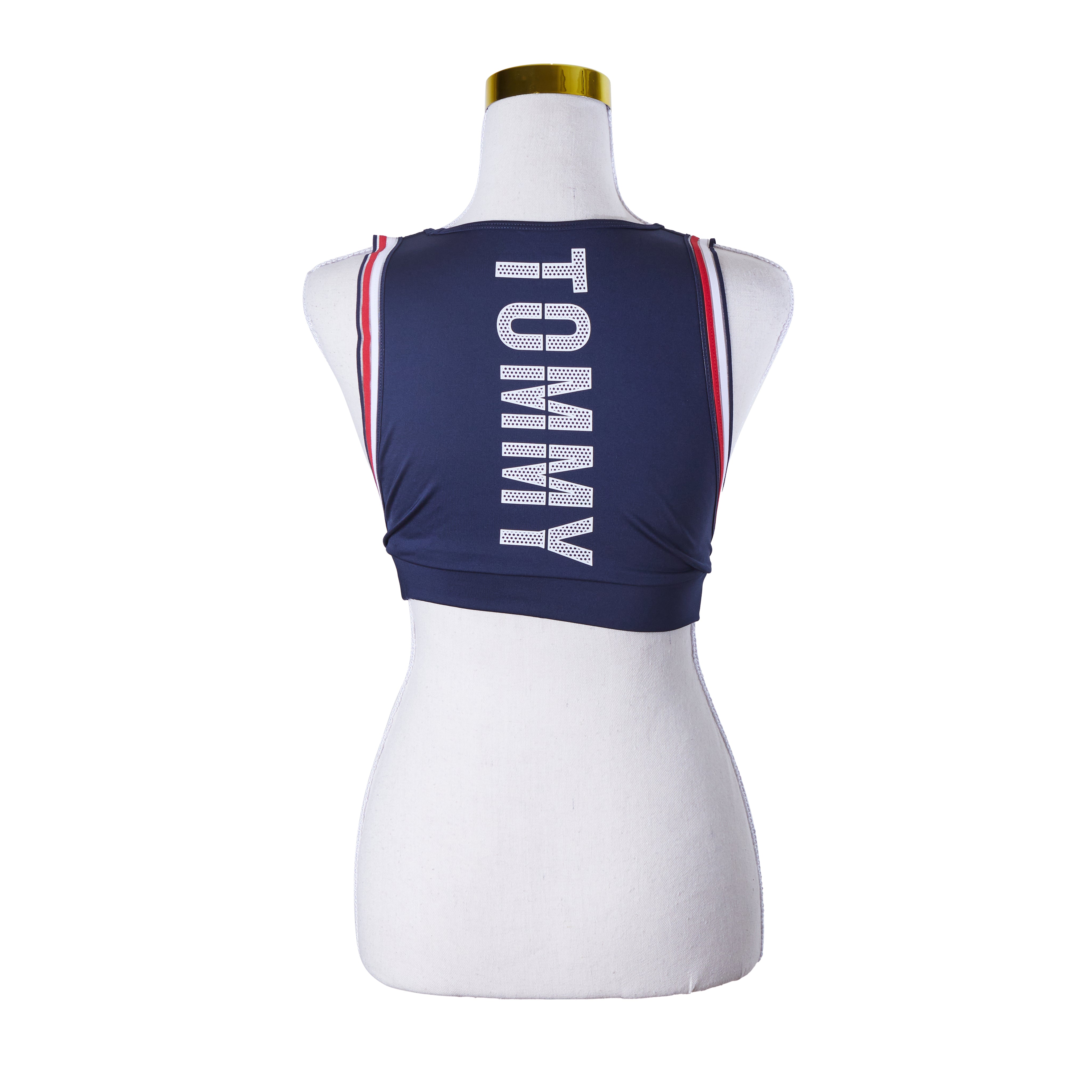 Tommy Hilfiger Navy, Red and White Sports Top