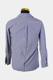 ZARA Black and White Gingham Pocket Detail Button Down Shirt