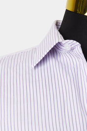Van Heusen Purple and White Stripe Classic Relaxed Fit Button Down Shirt