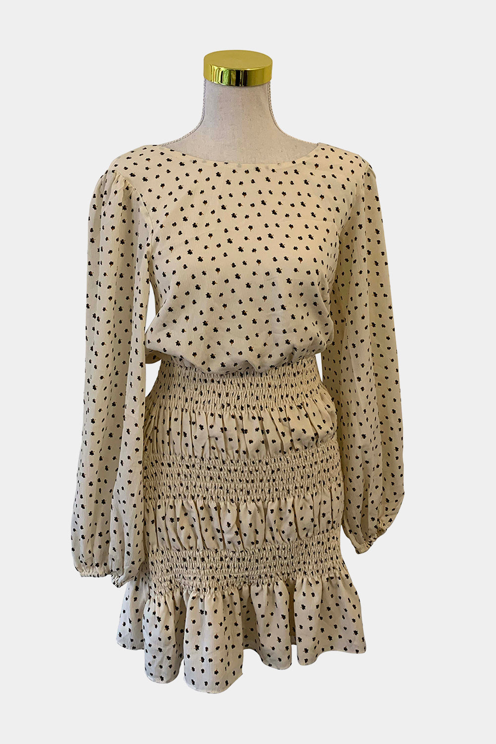 SAVEL Cream Dress