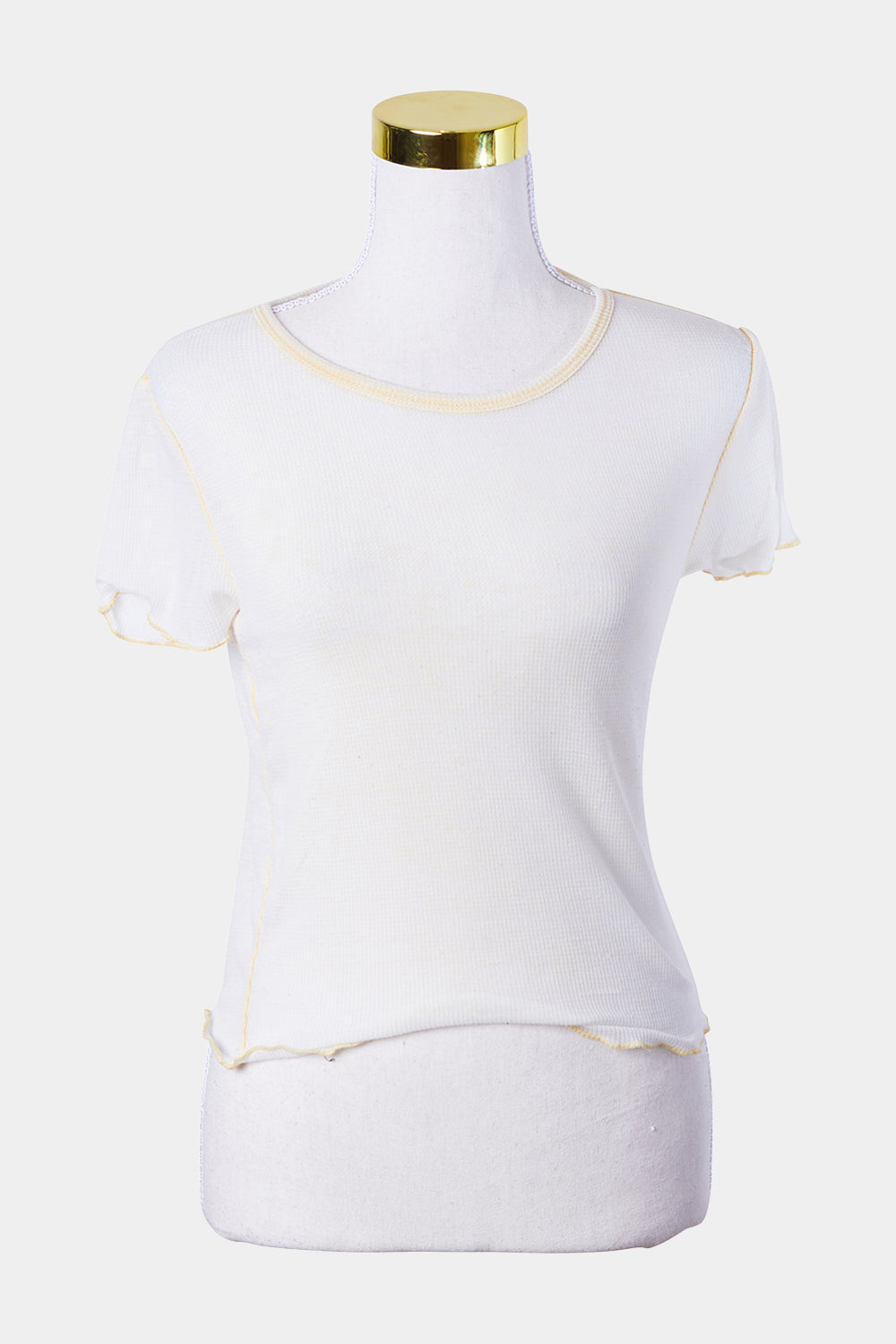 Cotton On Pale Yellow Sheer Top
