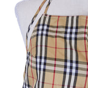 Beyond Her Beige, Red, White, Black Plaid Playsuit