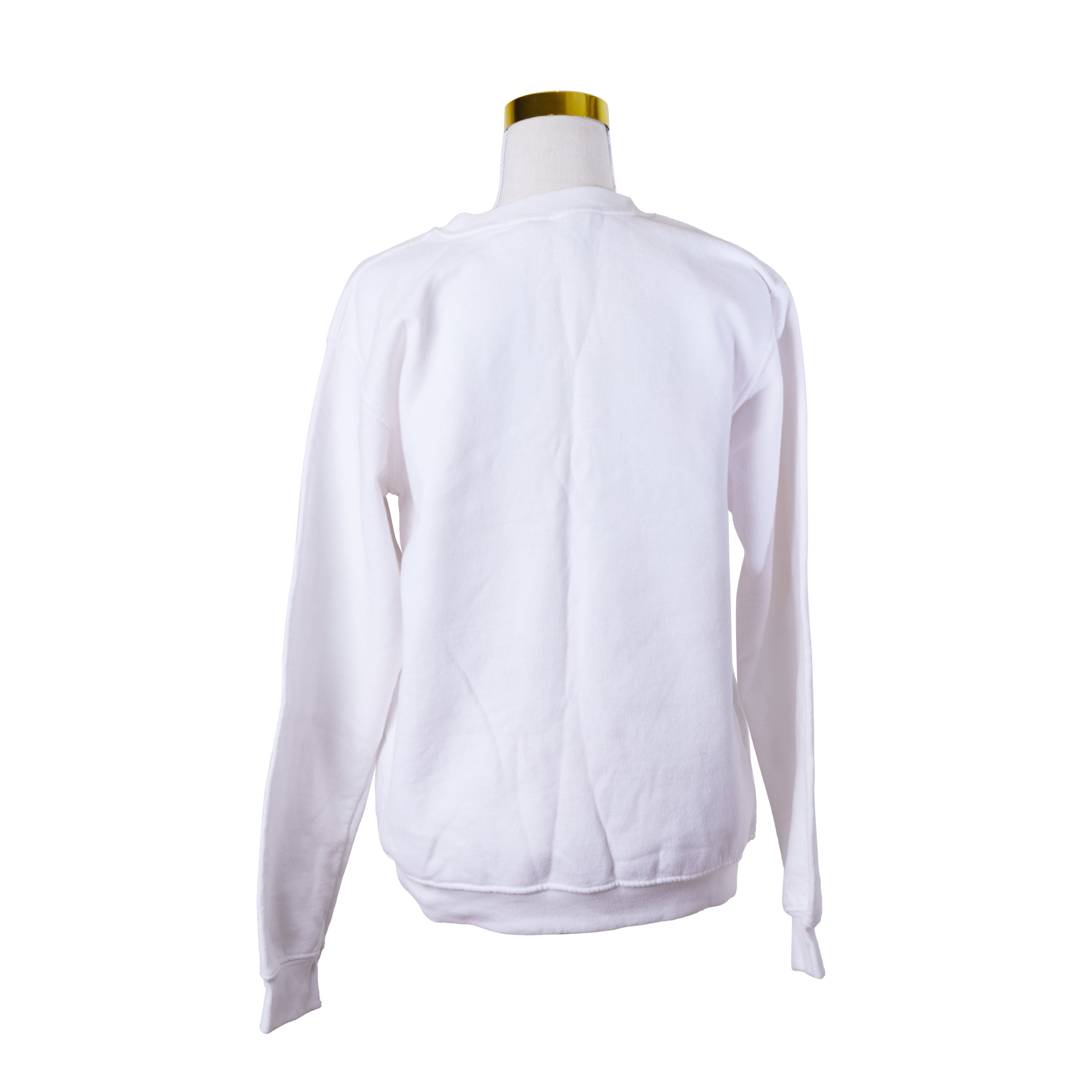 GILDAN White Print Christmas Sweater