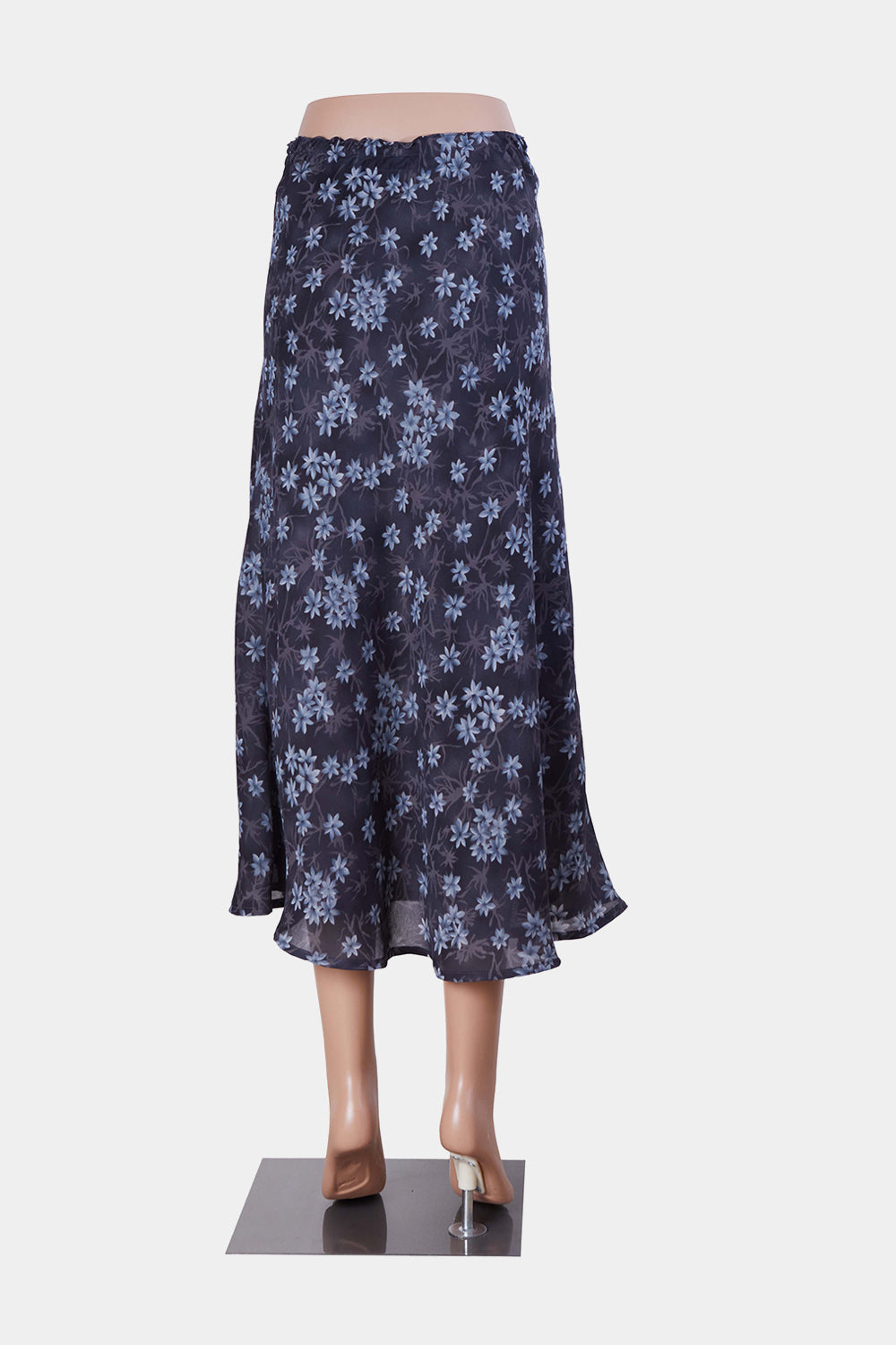 Assorted Brands Navy and Light Blue Floral Skirt