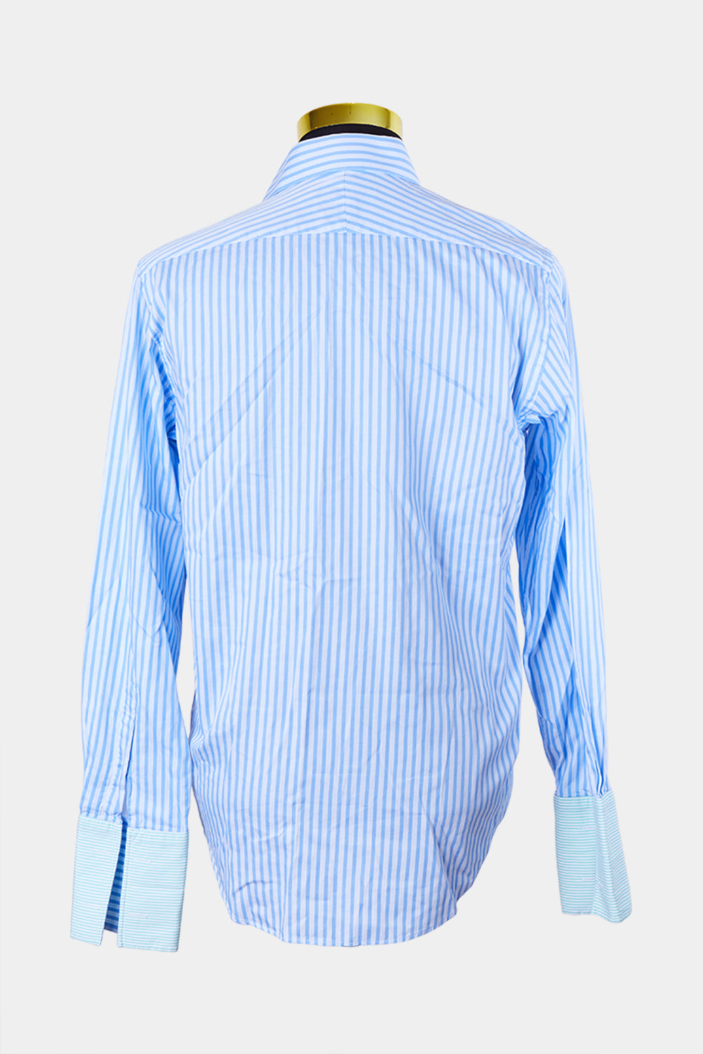BROOKSFIELD Blue and Green Stripe Button Down Shirt