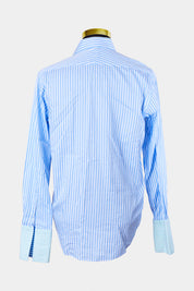 BROOKSFIELD Blue and Green Stripe Button Down Shirt