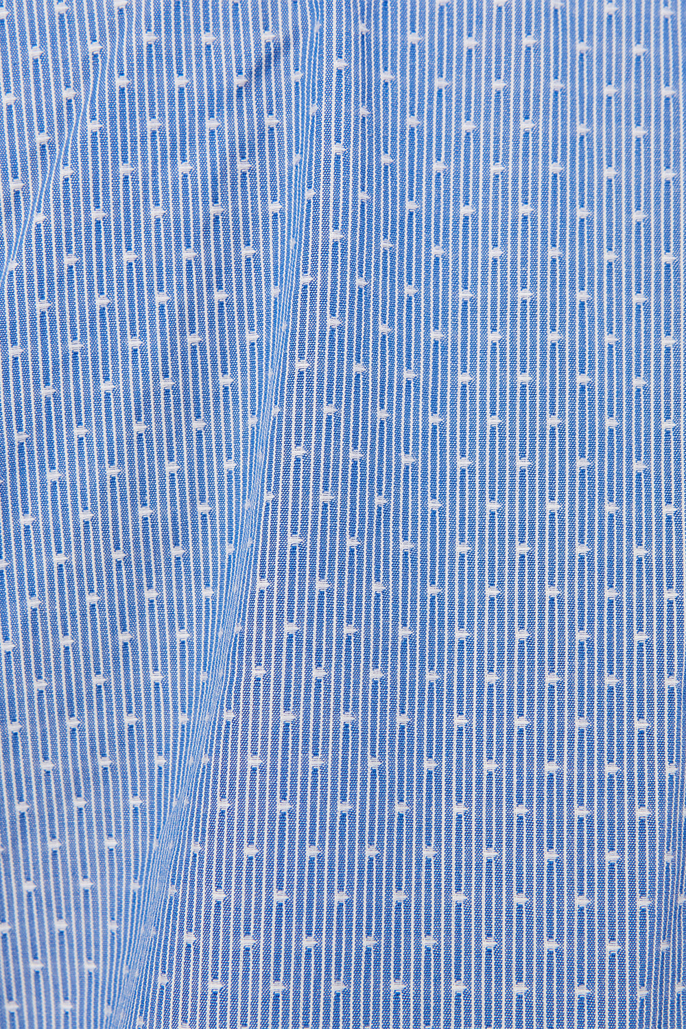 Van Heusen Blue and White Pattern Classic Relaxed Fit Button Down Shirt