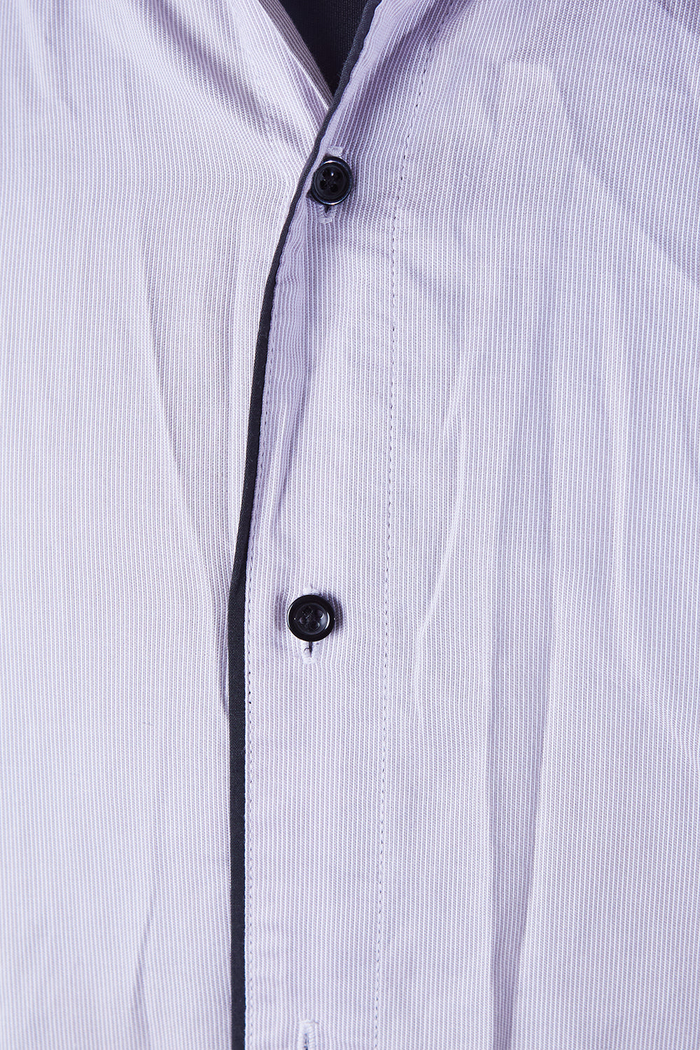YD Beige Black Trim Detail Button Down Shirt