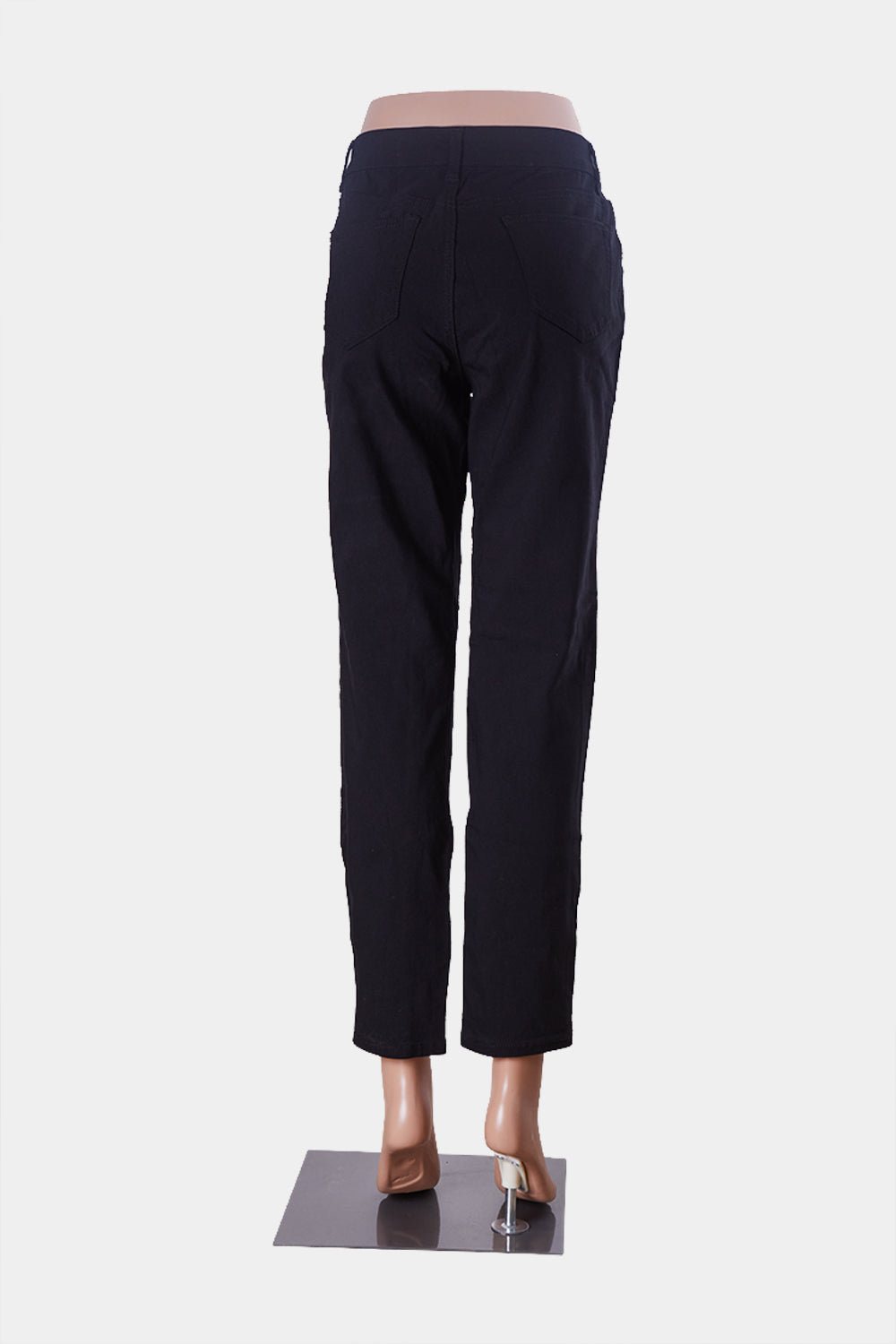 WAKEE Black Stretch Skinny Leg Pants