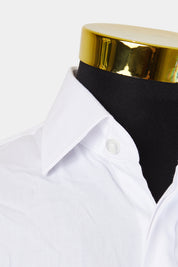 ZENETTI White Textured Button Down Shirt