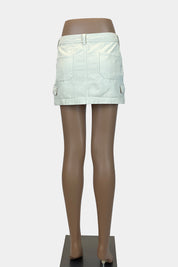 Luck & Trouble Cream Cargo Skirt