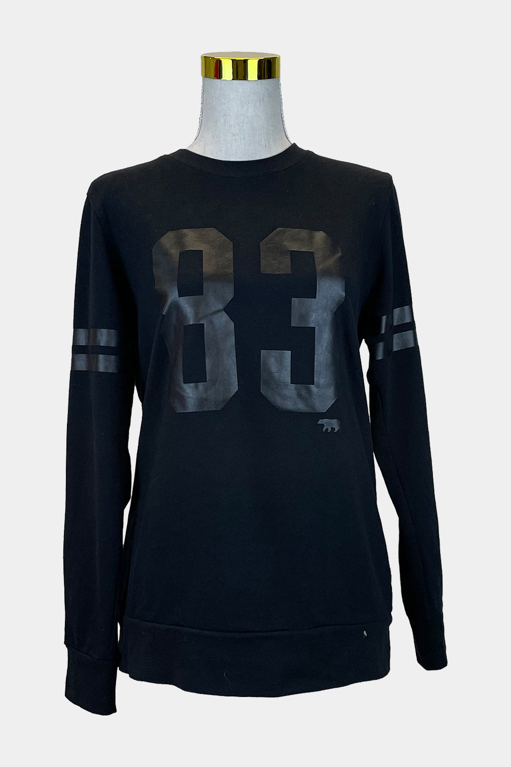 Running Bare Black Long Sleeve Tee