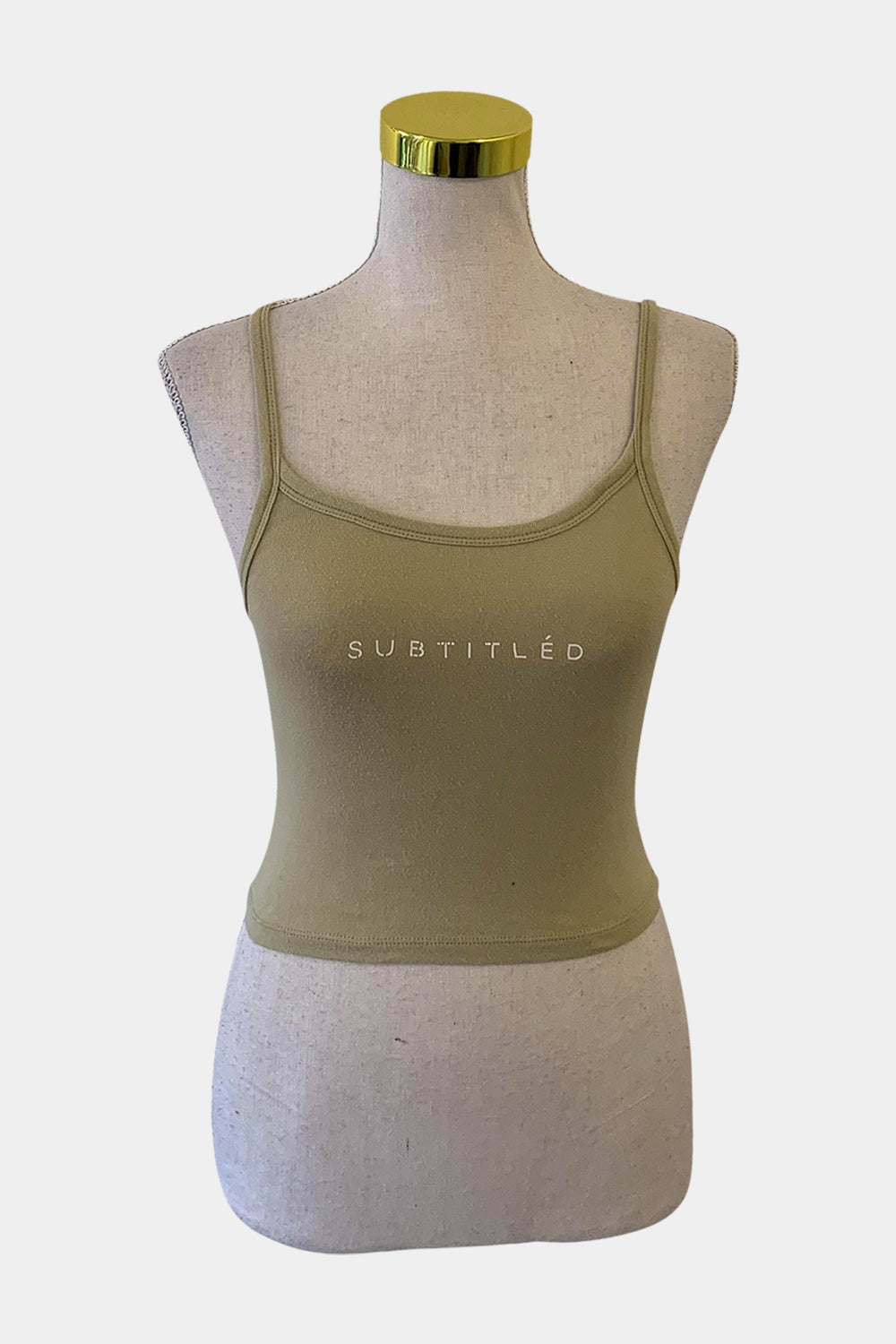 SUBTITLED Khaki Top