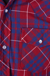 Nana Judy Red Plaid Button Down Shirt