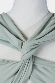 LIONESS Light Khaki Knot Detail Long Sleeve Dress
