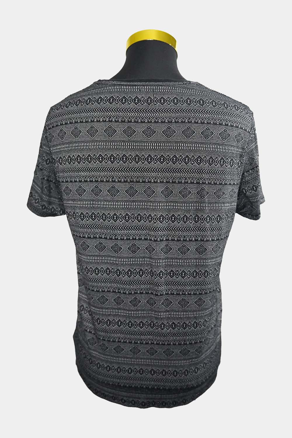 ASOS Black White Patterned Knit T-Shirt