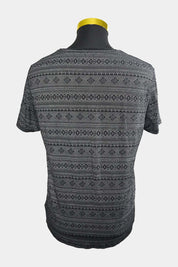 ASOS Black White Patterned Knit T-Shirt