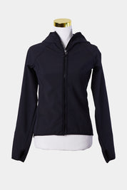 H&m Sport Black Zip Up Hooded Jacket
