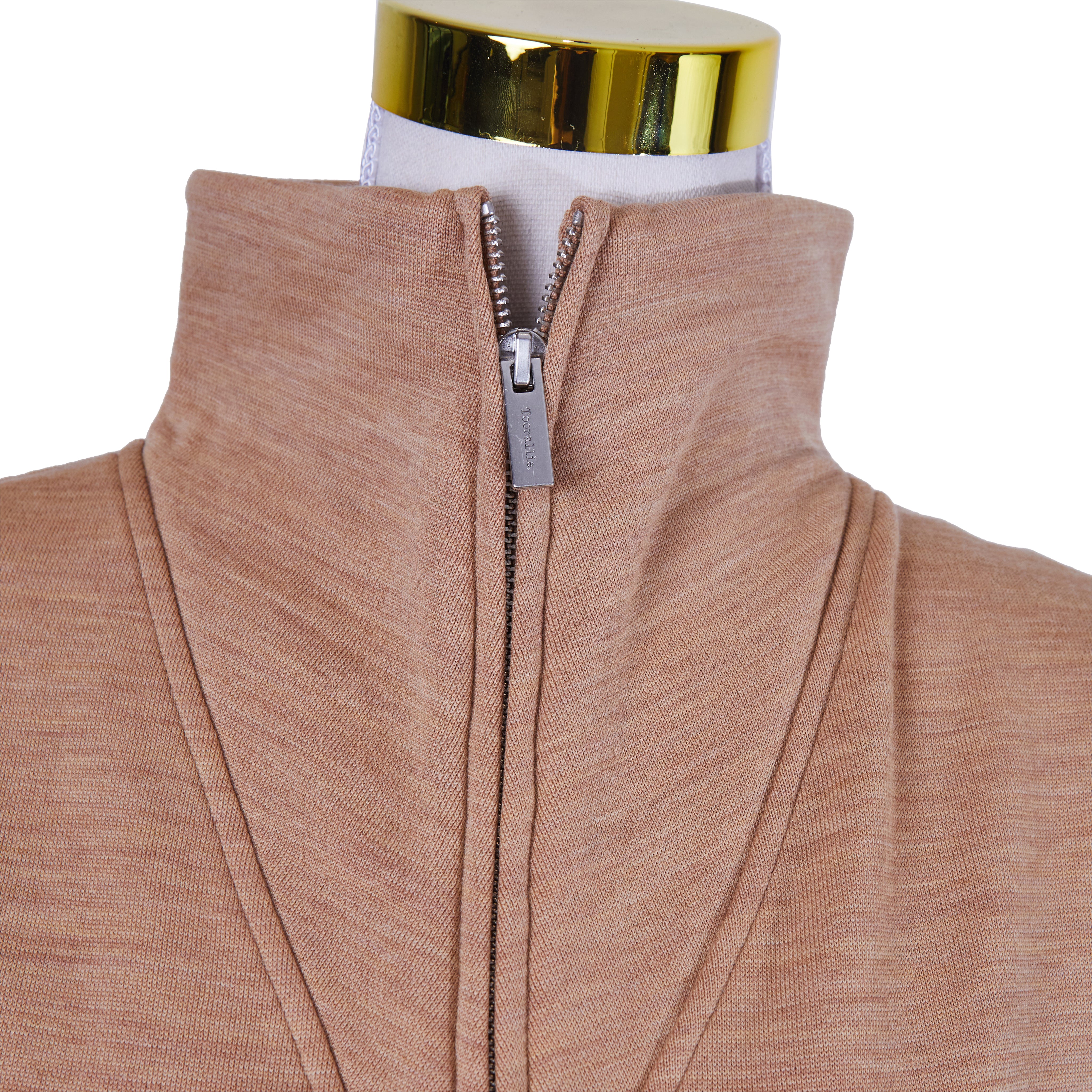 TOORALLIE Brown Zip Up Casual Jacket